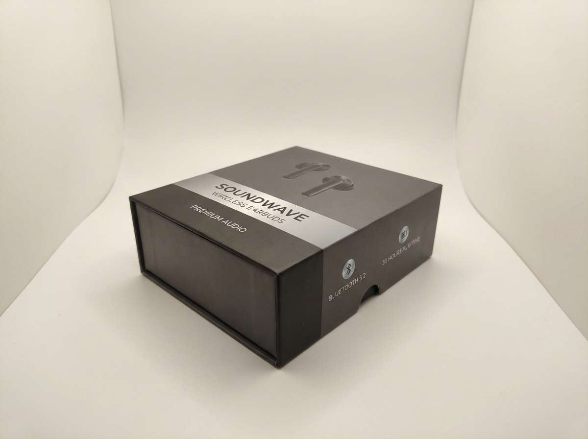 satellite silver packaging mockup