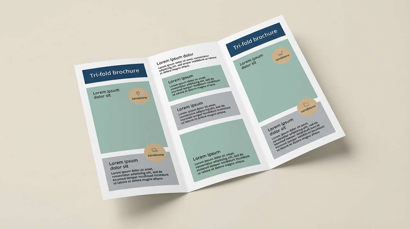 outdoor brochure layout