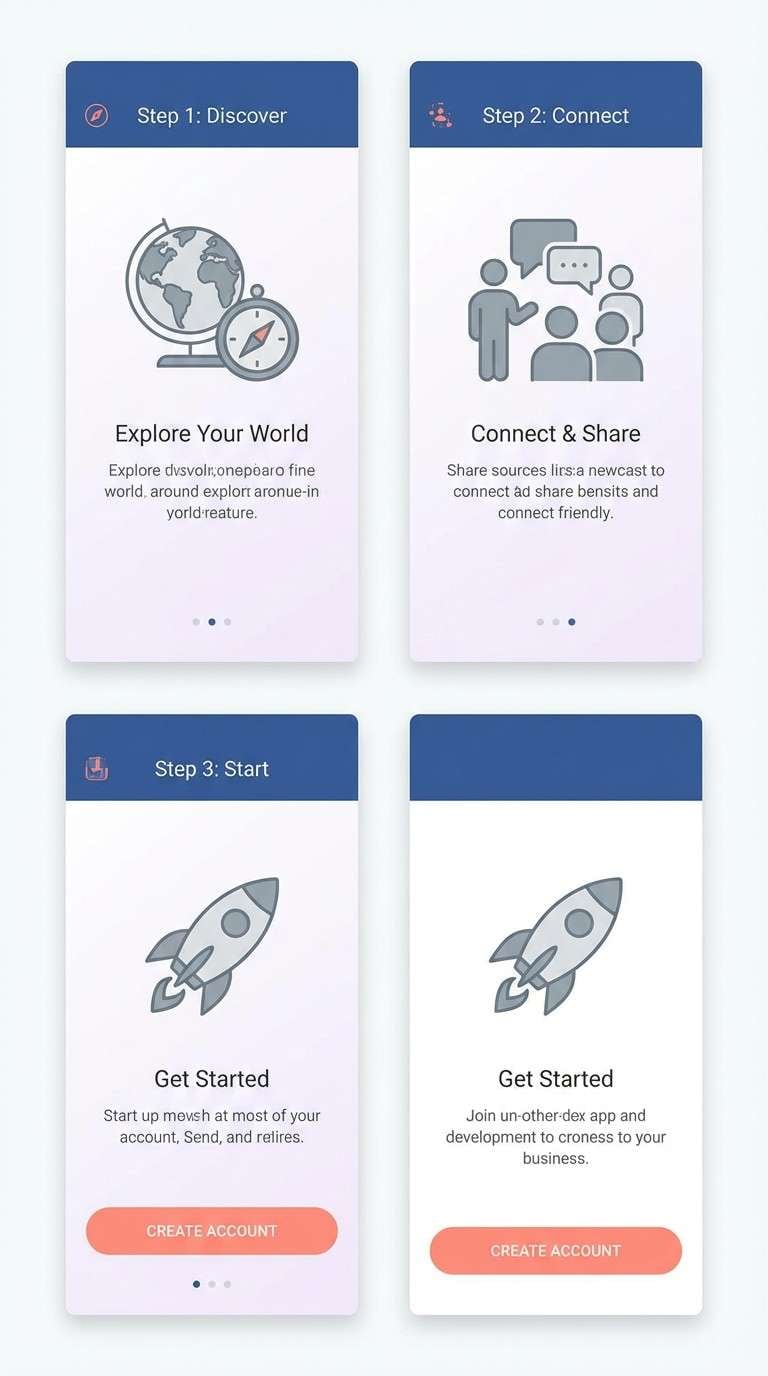 pastel onboarding ui