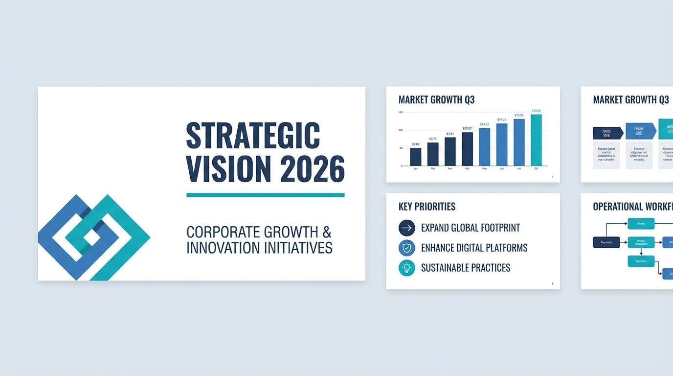 pitch deck in stormy blues