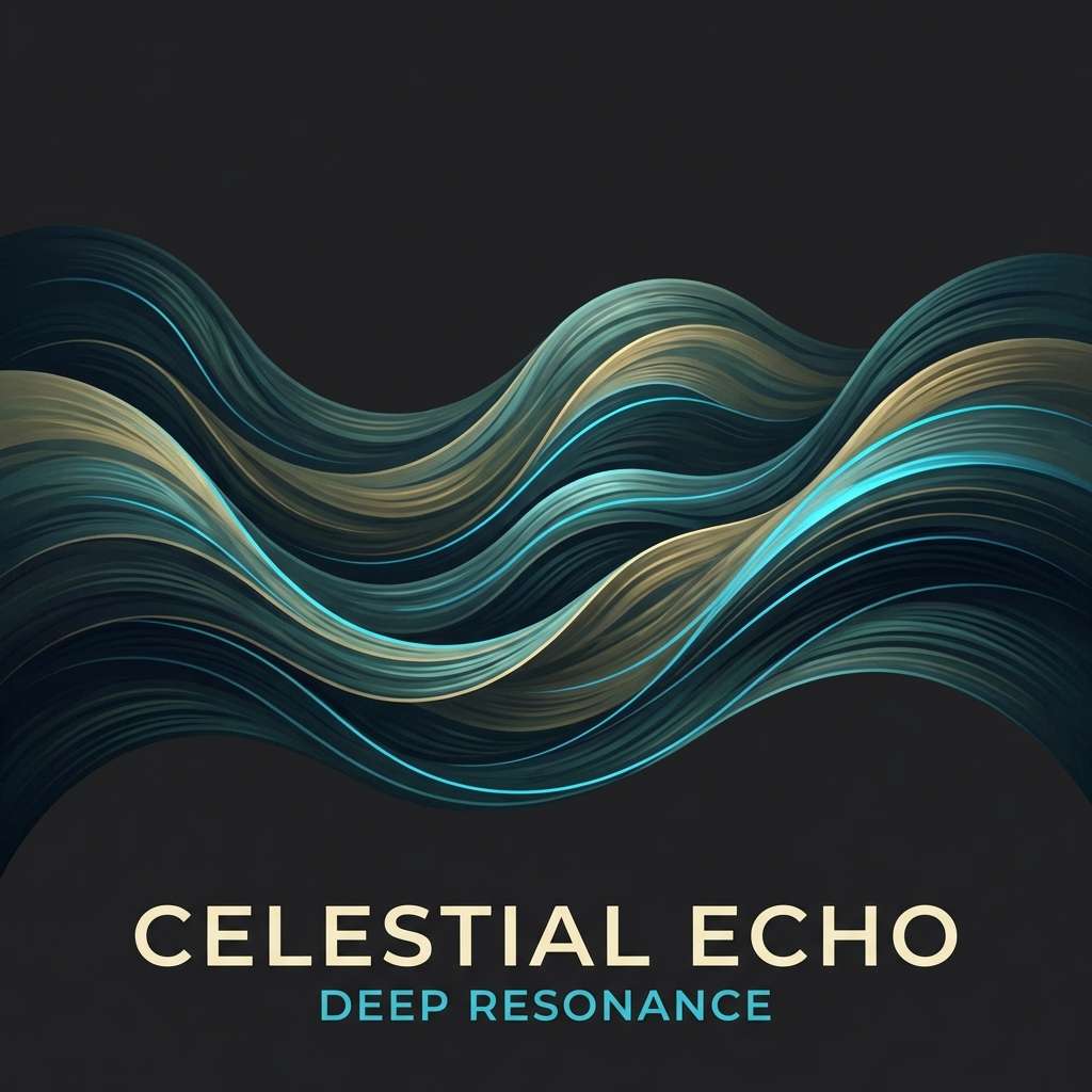 cinematic album cover in teals