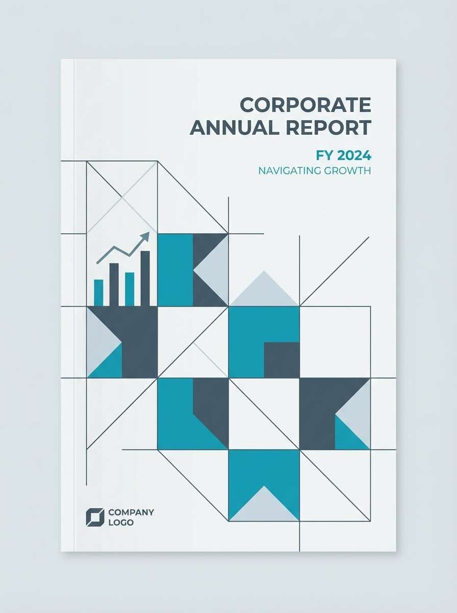 corporate report cover palette