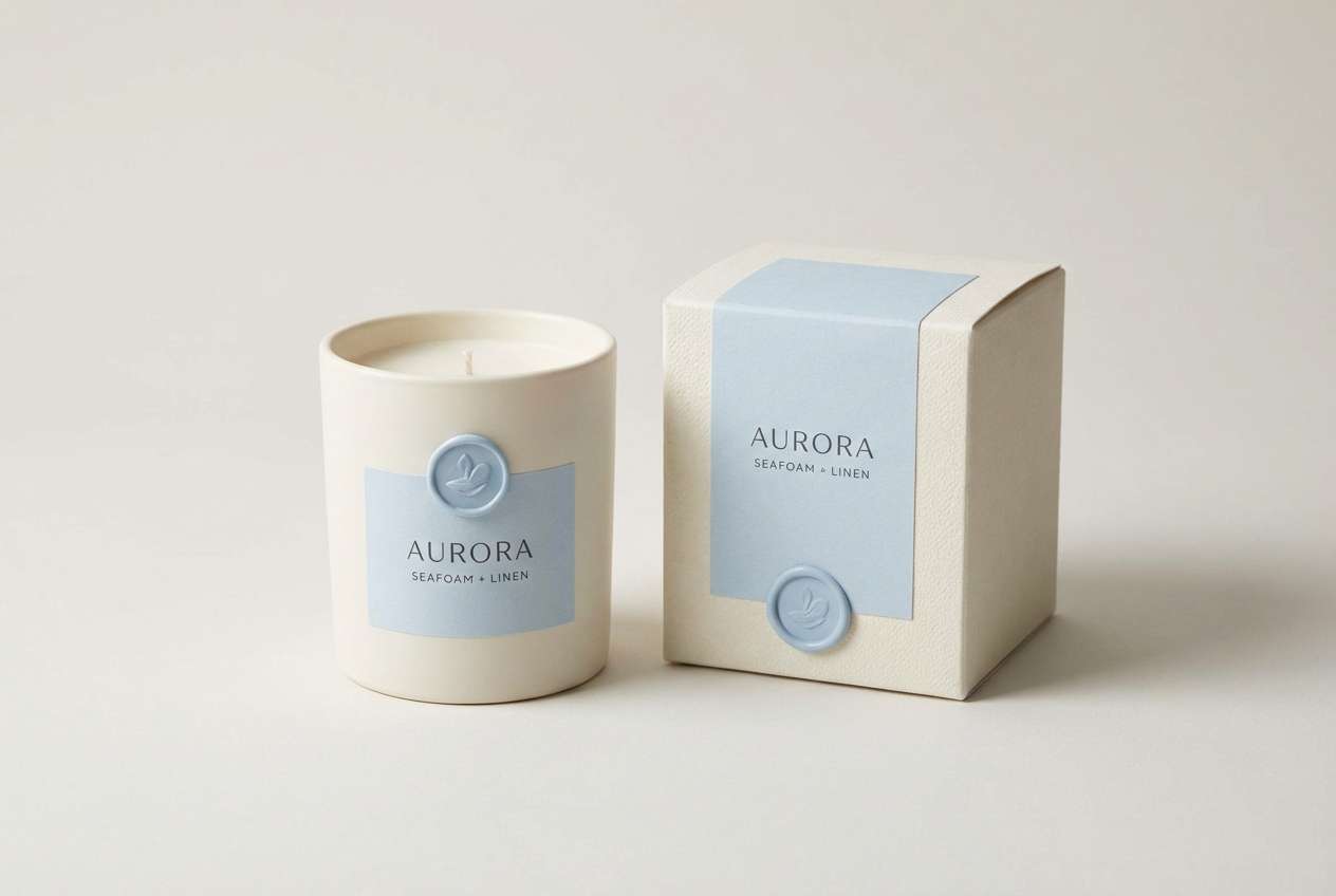 candle packaging studio
