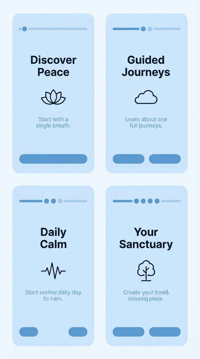 meditation app onboarding