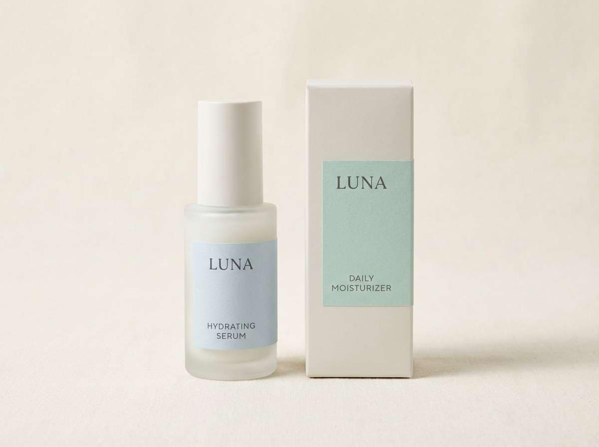 skincare packaging shot