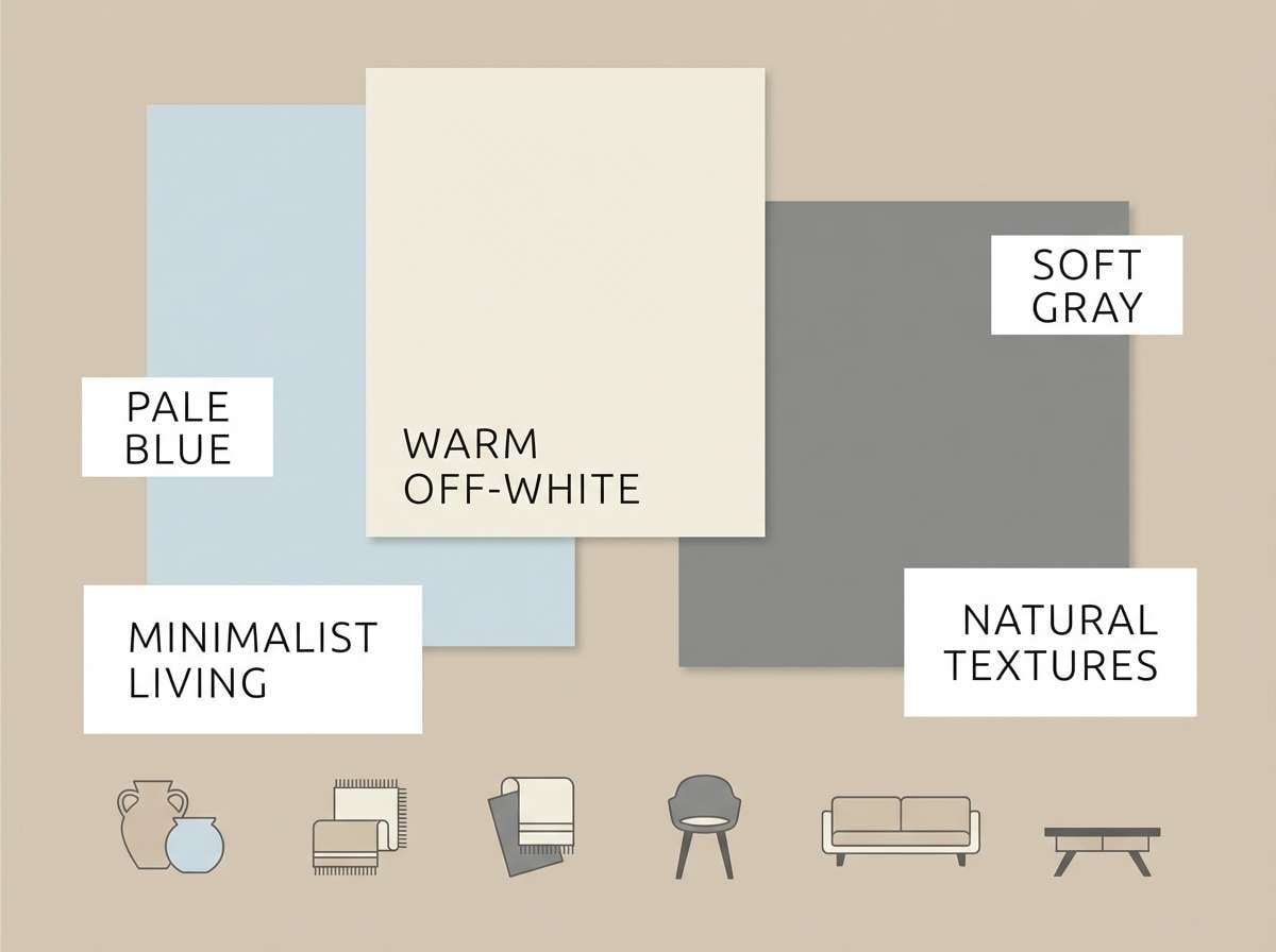 minimal moodboard collage