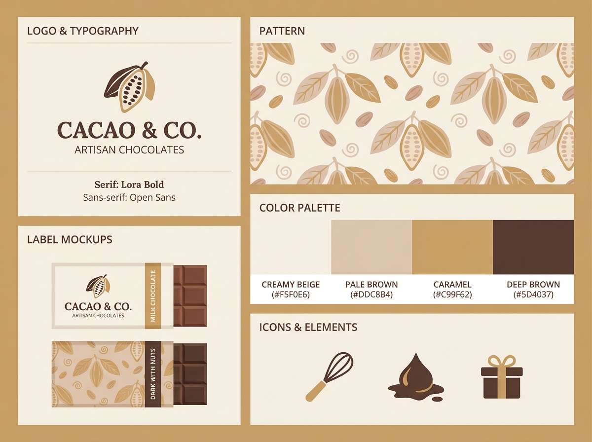 chocolate brand kit