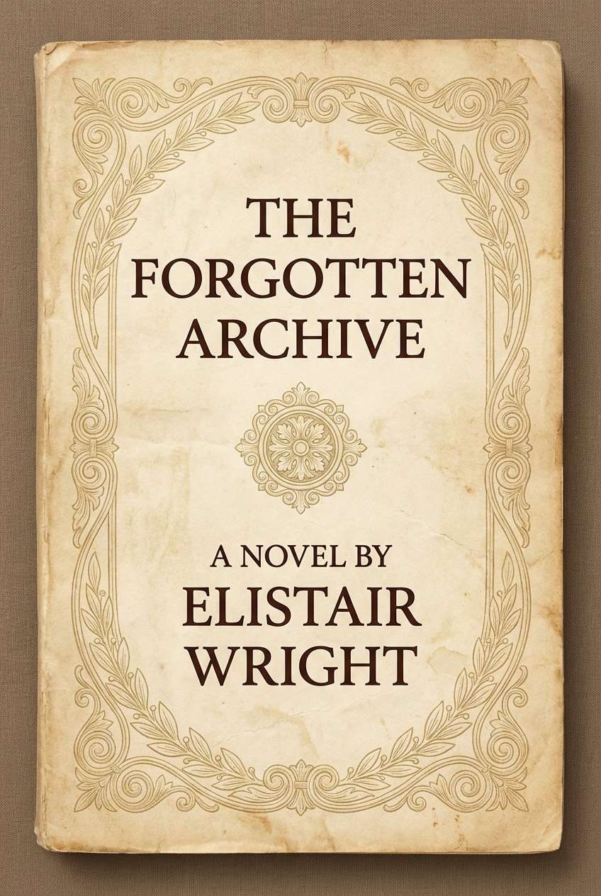 vintage style book cover