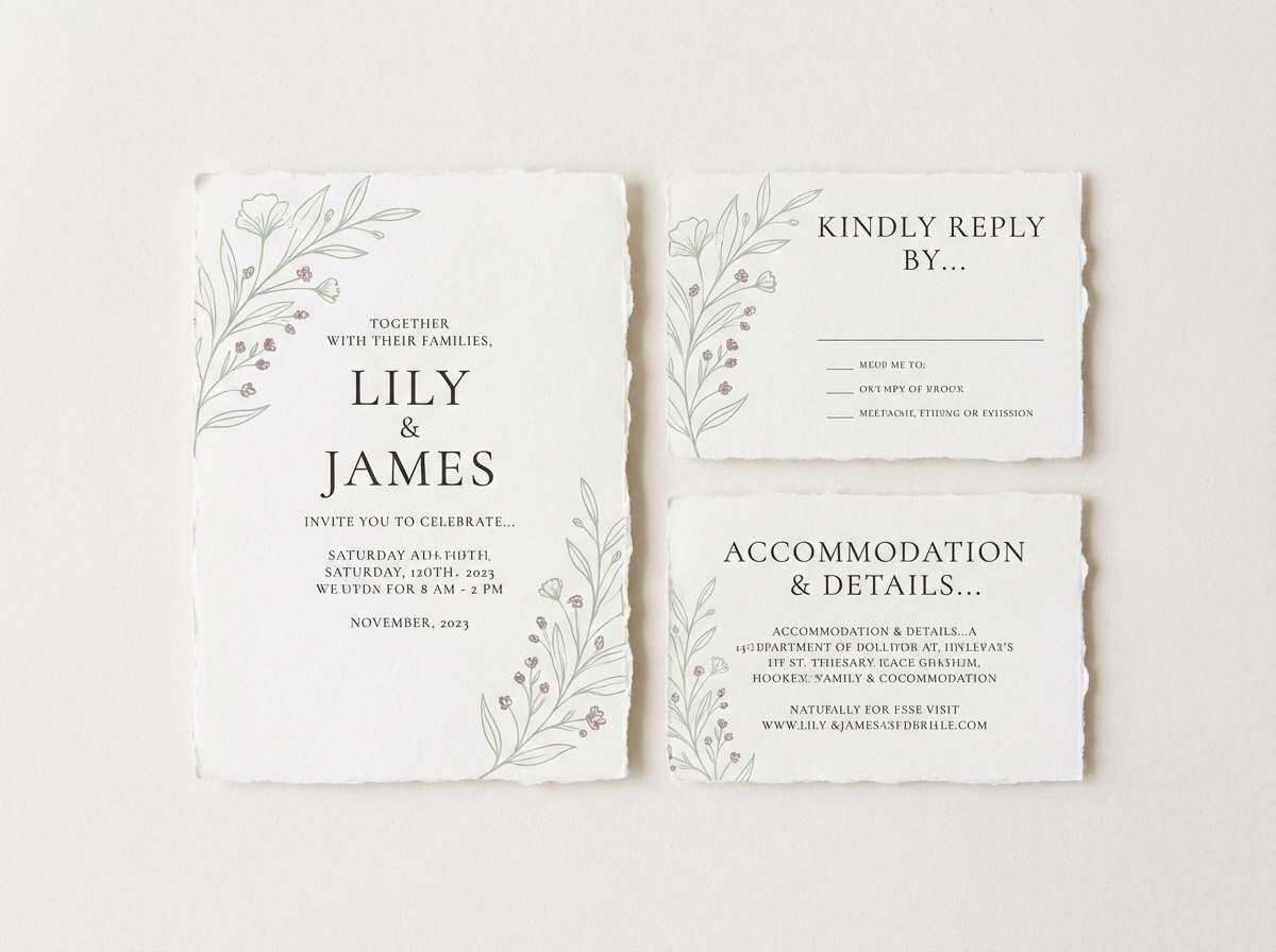 green mauve wedding suite