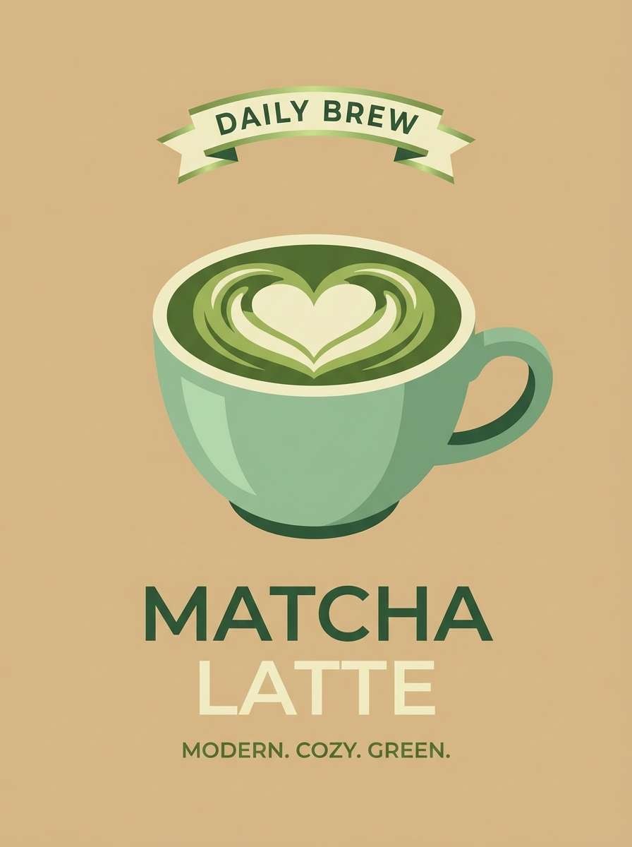 matcha green poster