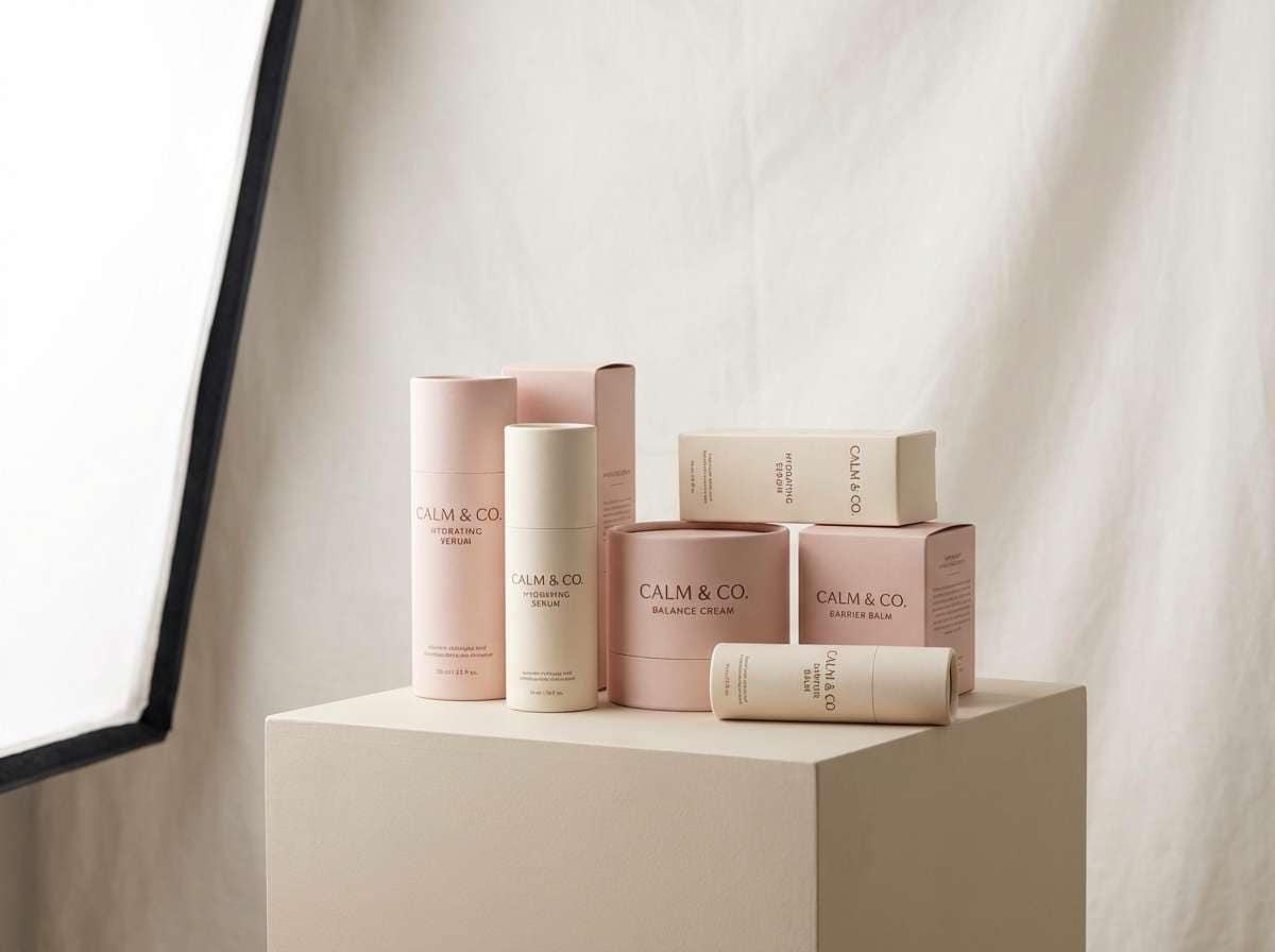 blush skincare packaging