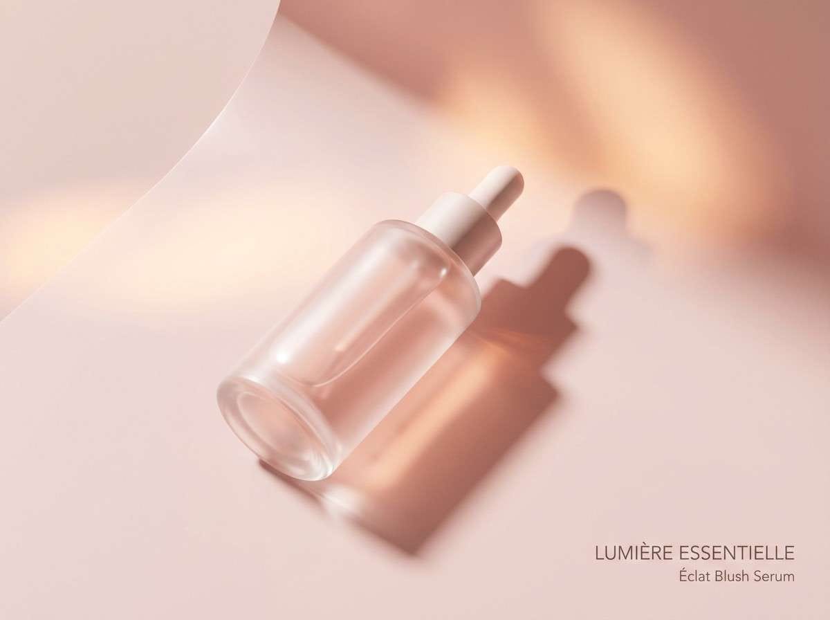 blush beauty product ad