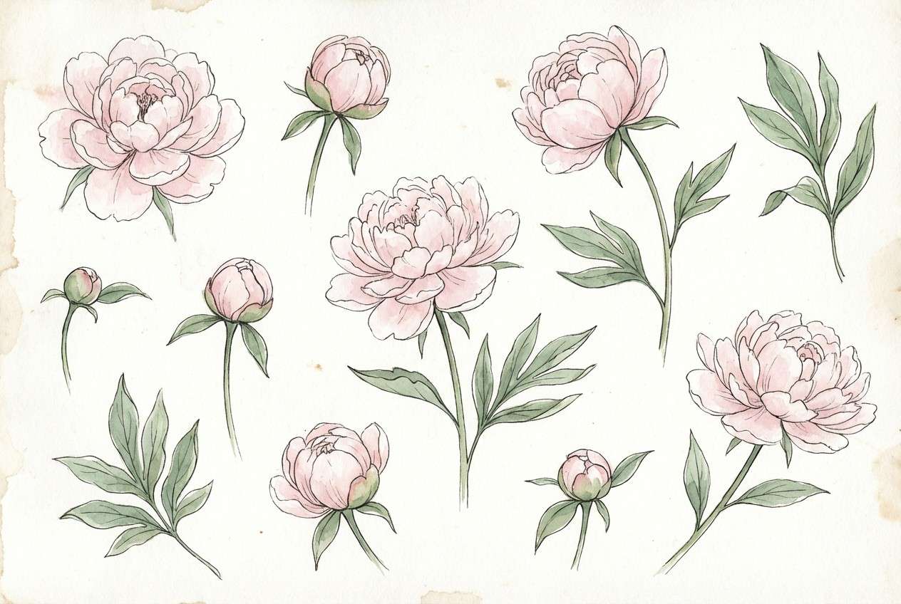 pale pink sage botanicals