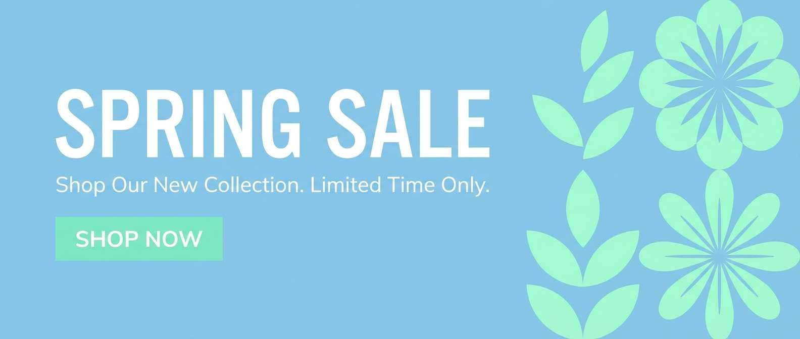 spring sale email header