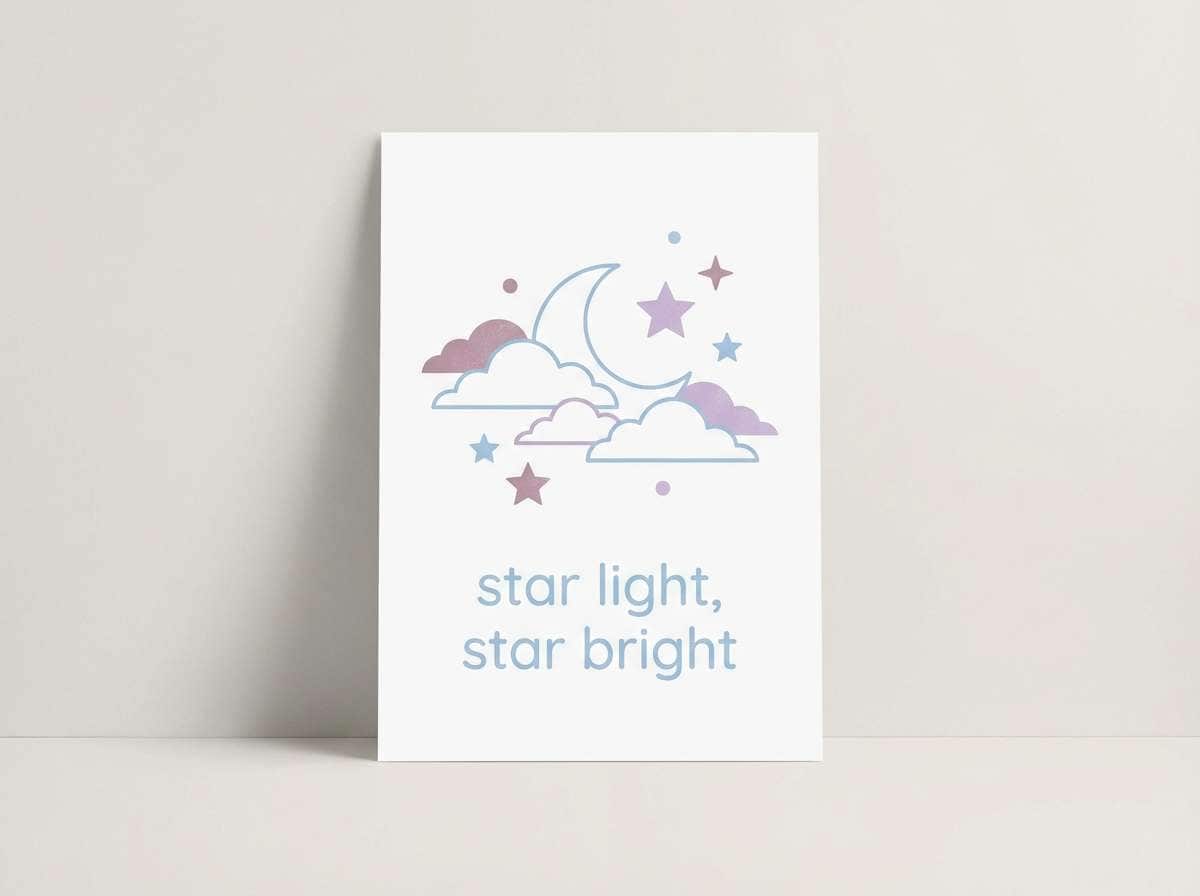 nursery wall art print