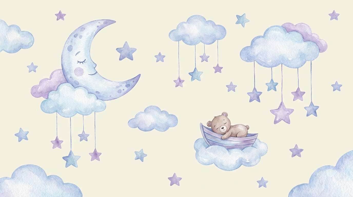 nursery mural illustration
