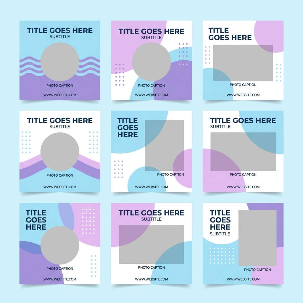 resort social post templates