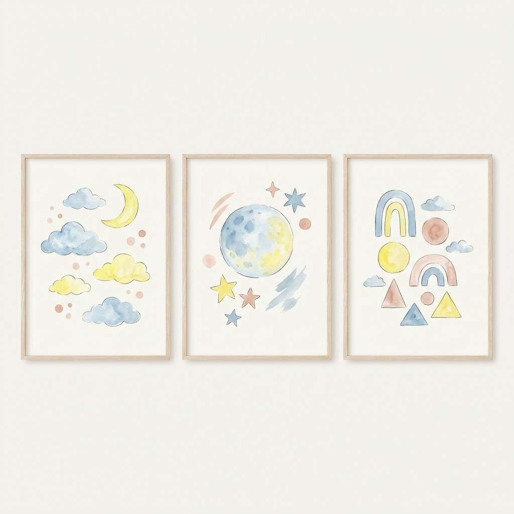 nursery wall art set