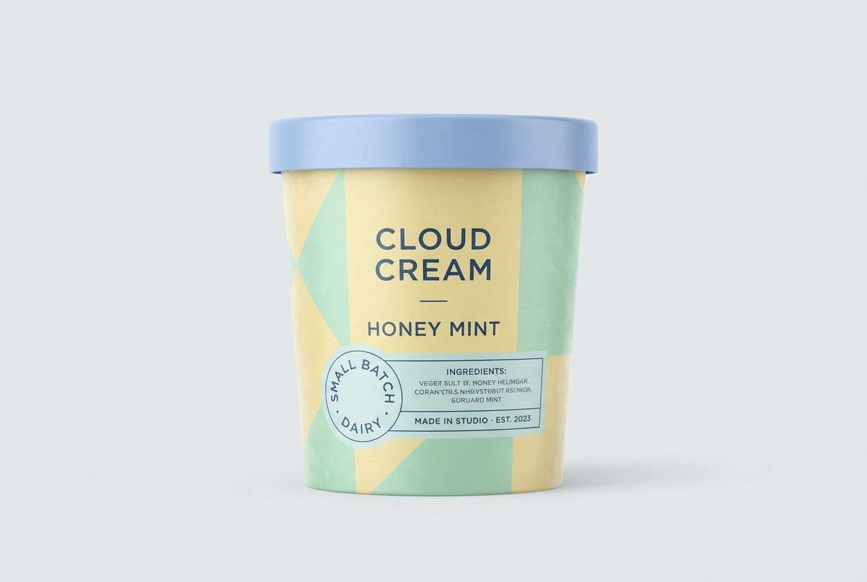 ice cream packaging