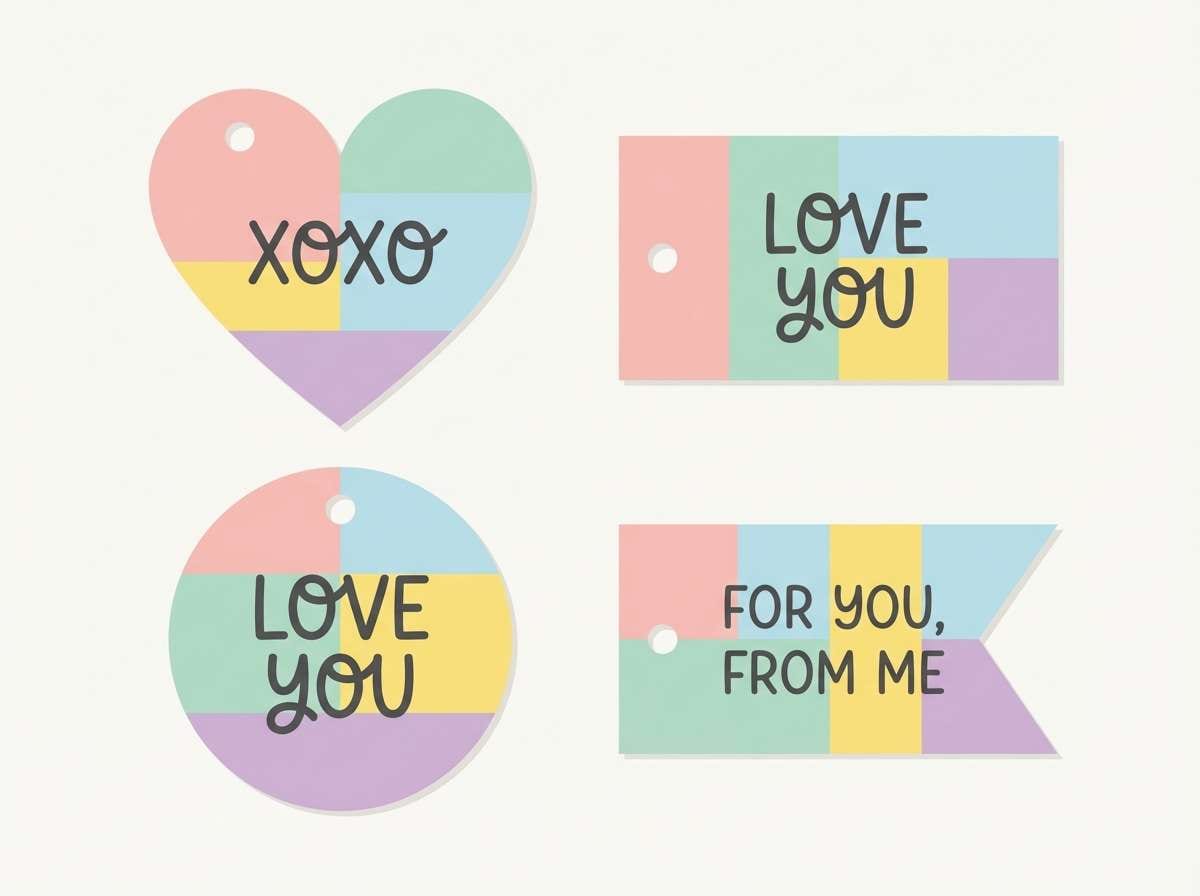 valentines gift tags