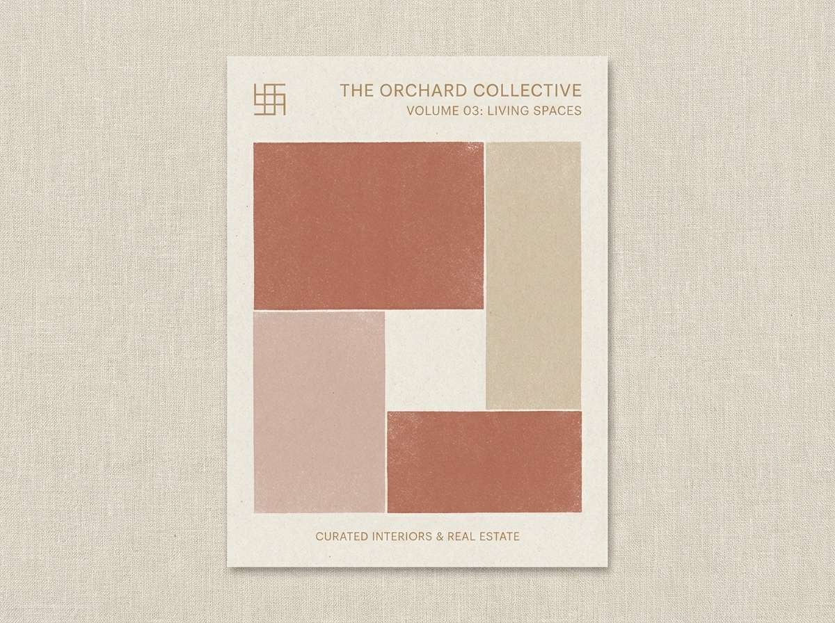 brochure cover in soft brick