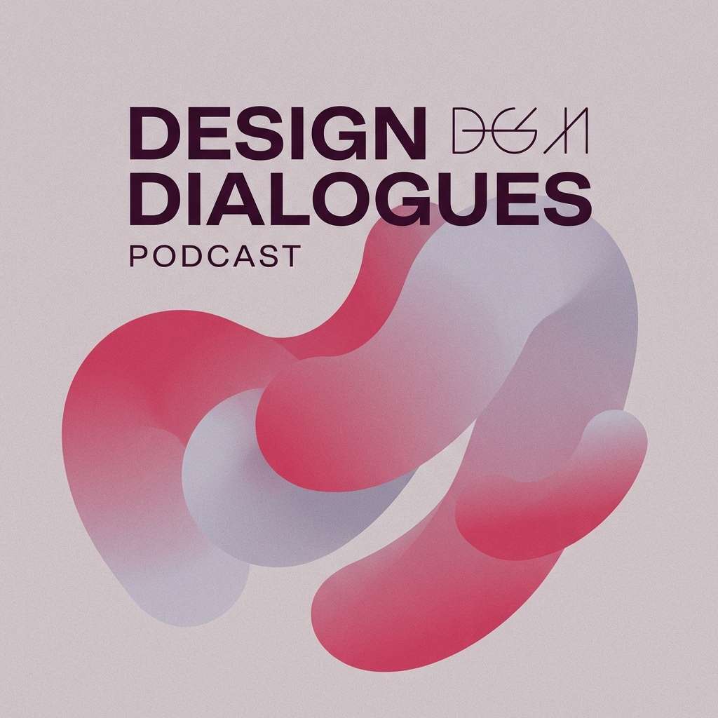 podcast cover in raspberry fog