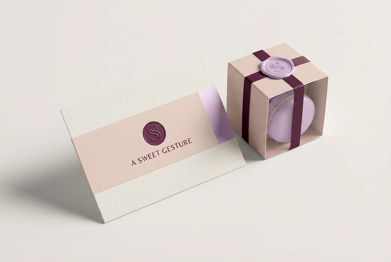 patisserie gift card design