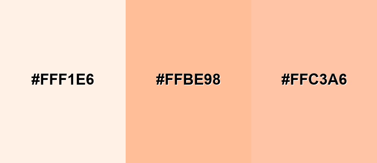 analogous color for peach-fuzz-color