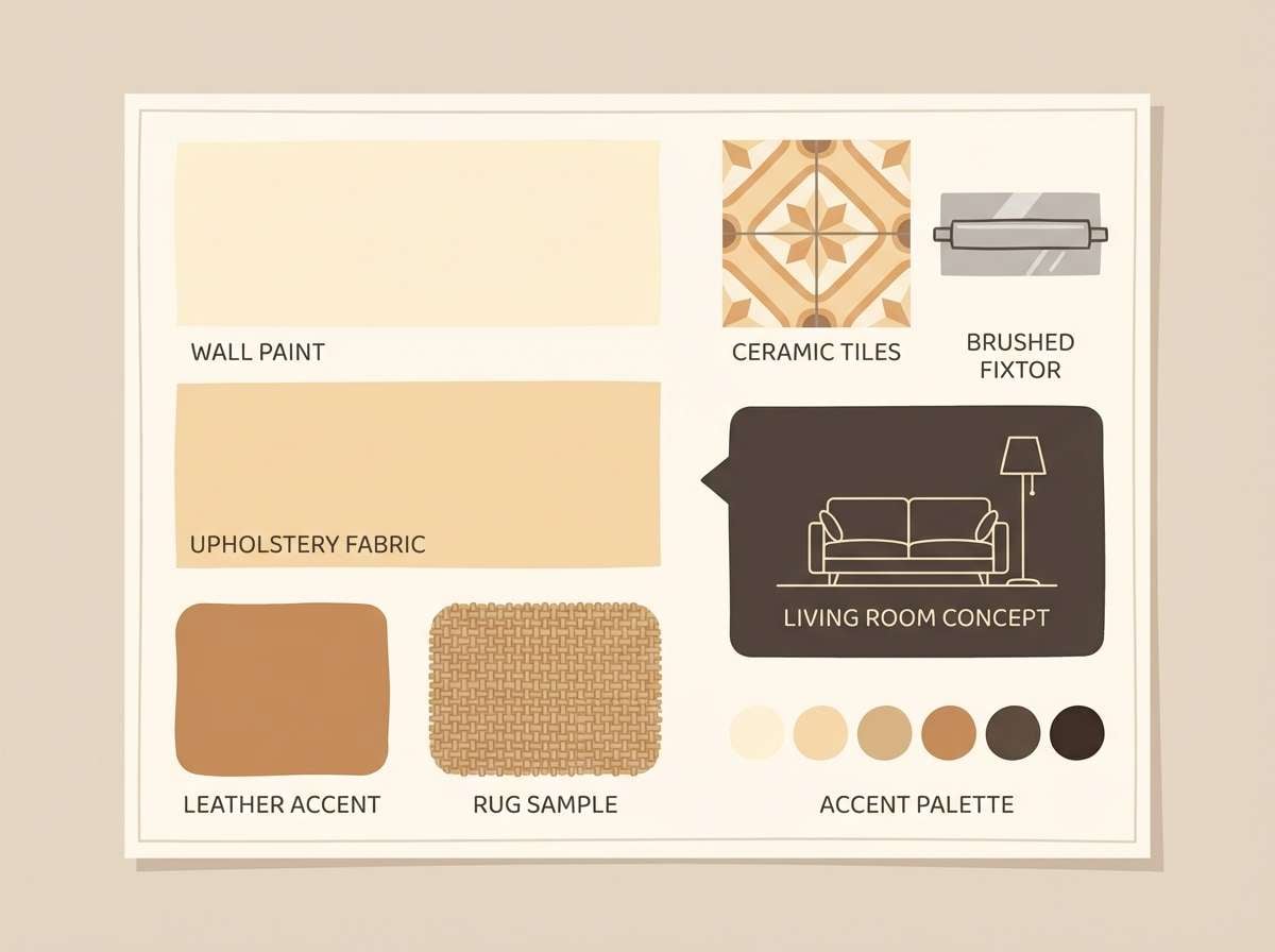 soft sandstone mood board