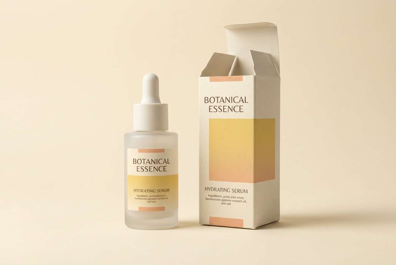 honeyed linen skincare packaging