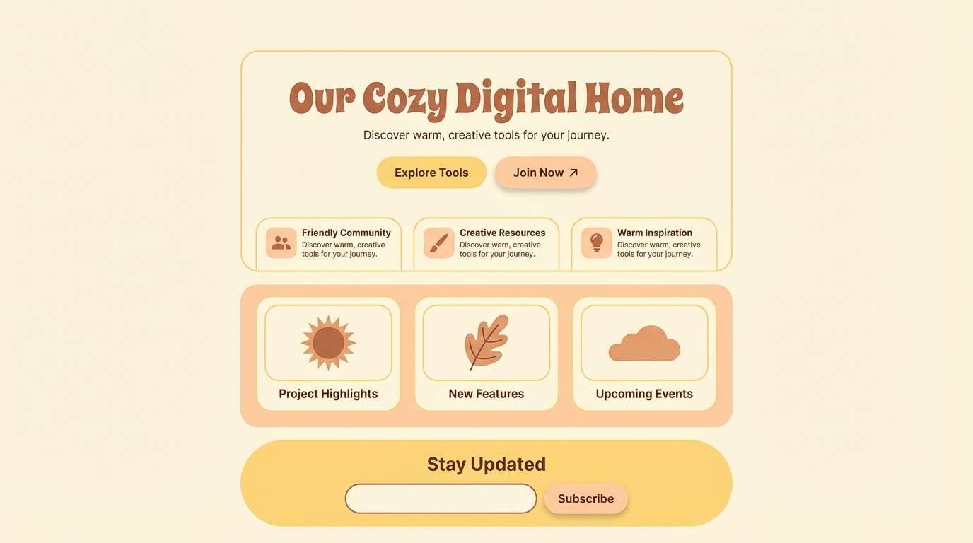 citrus cream ui landing