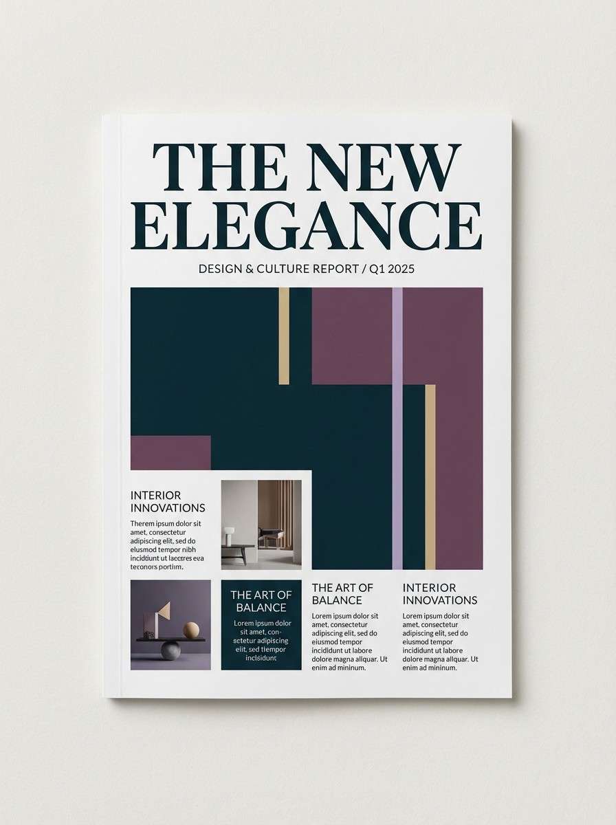 peacock colored magazine cover