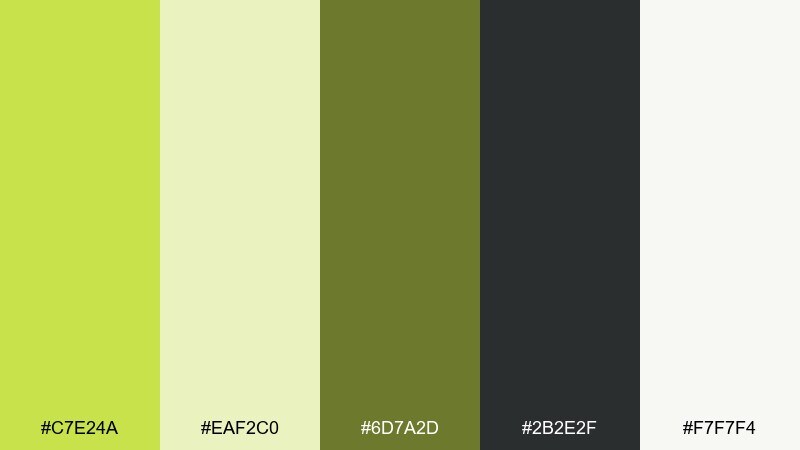 pear charcoal pear color palette with hex codes
