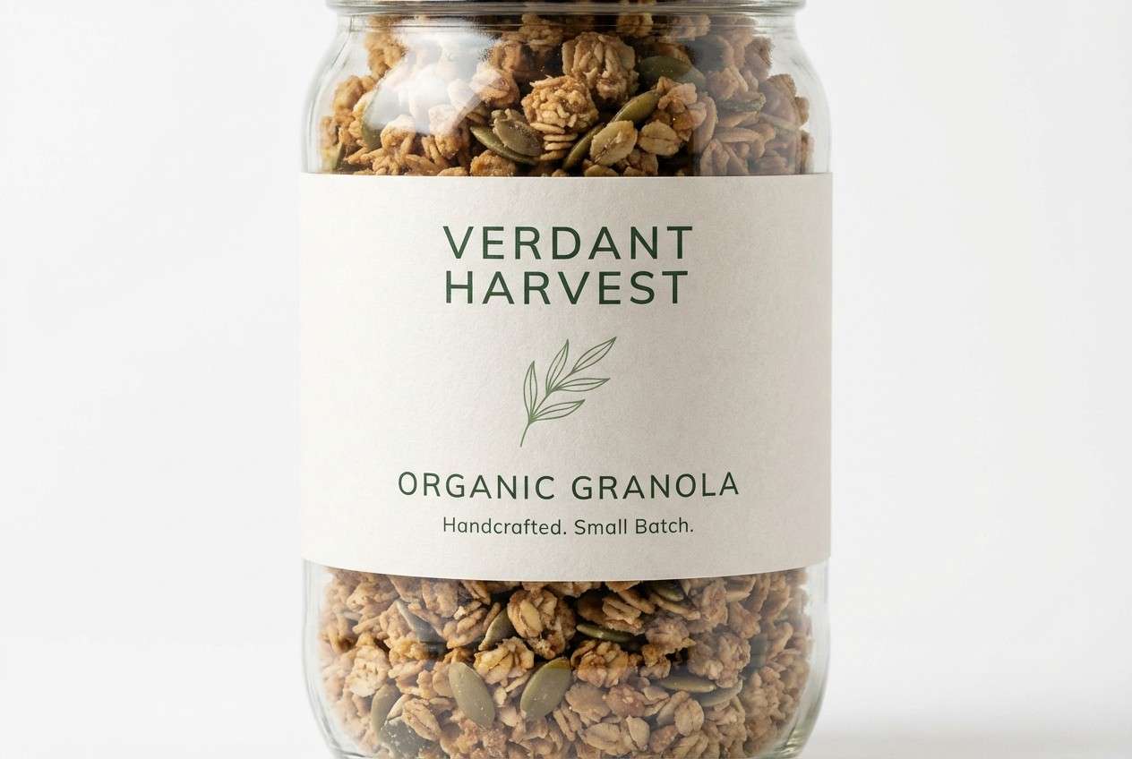 organic food label design