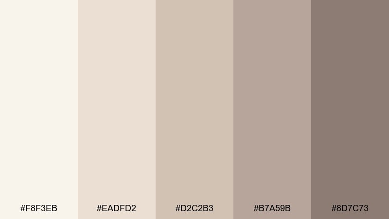 pearl drift linen color palette with hex codes