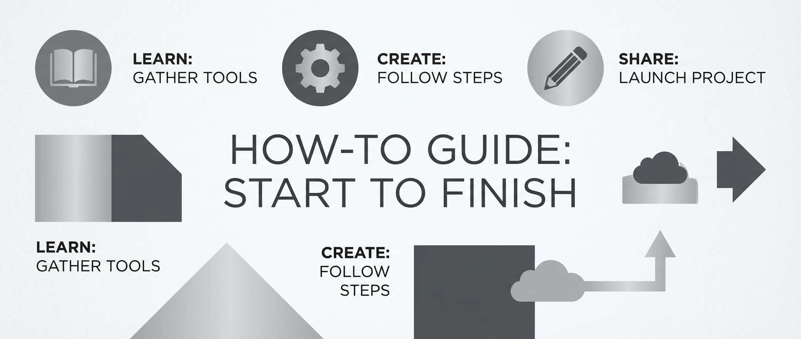 clean tutorial header design