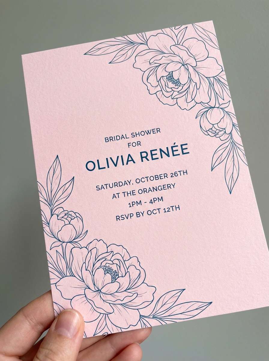 bridal shower invitation