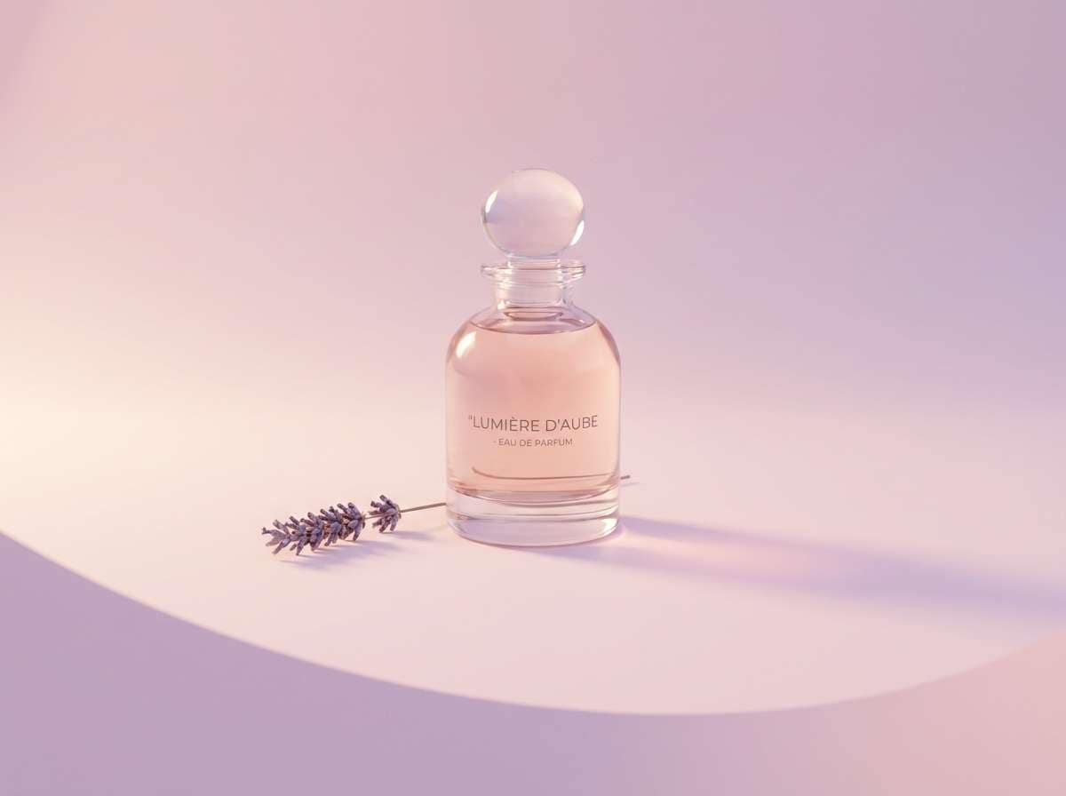 perfume bottle studio ad