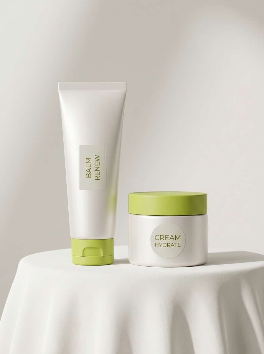 minimal skincare packaging