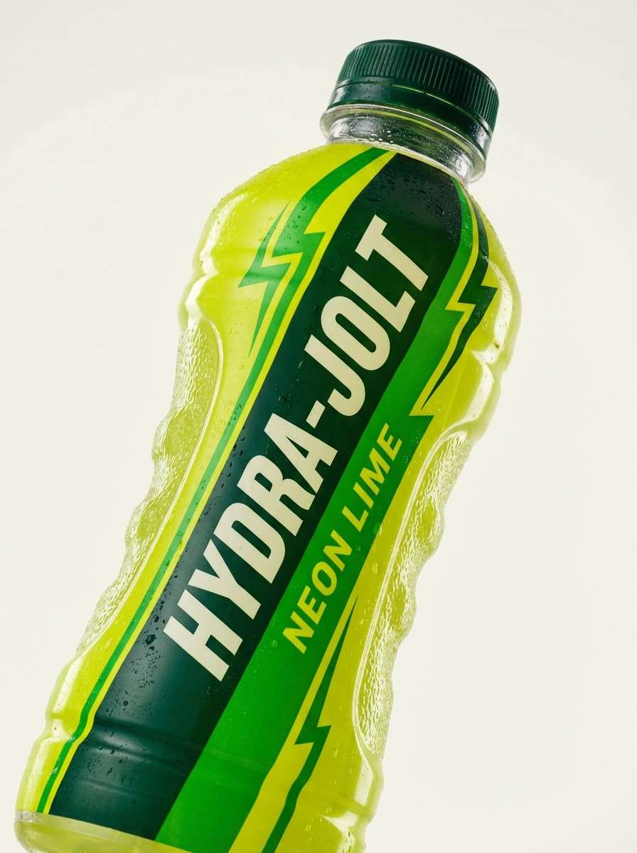 sports drink bottle ad
