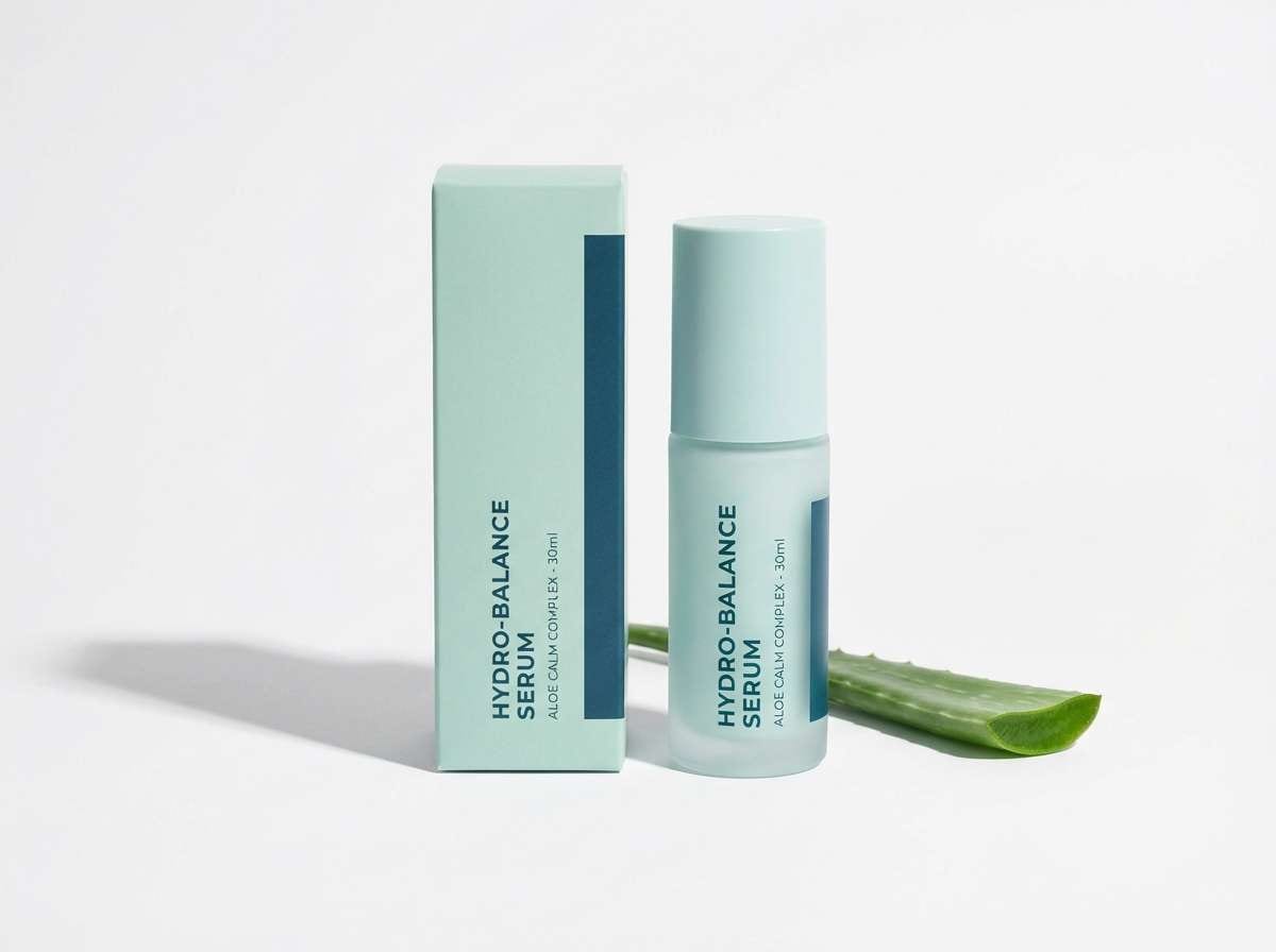 aqua skincare packaging