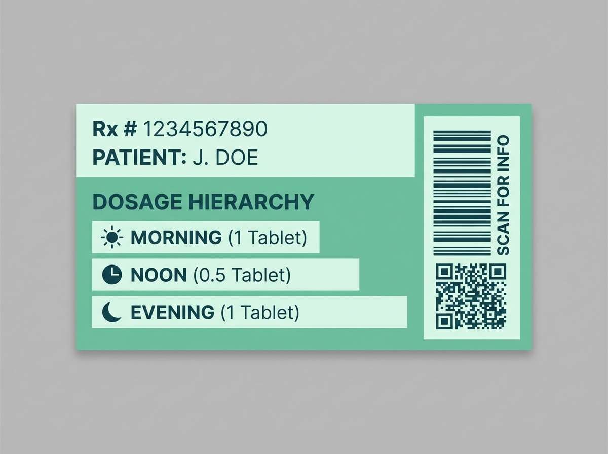 seafoam prescription label