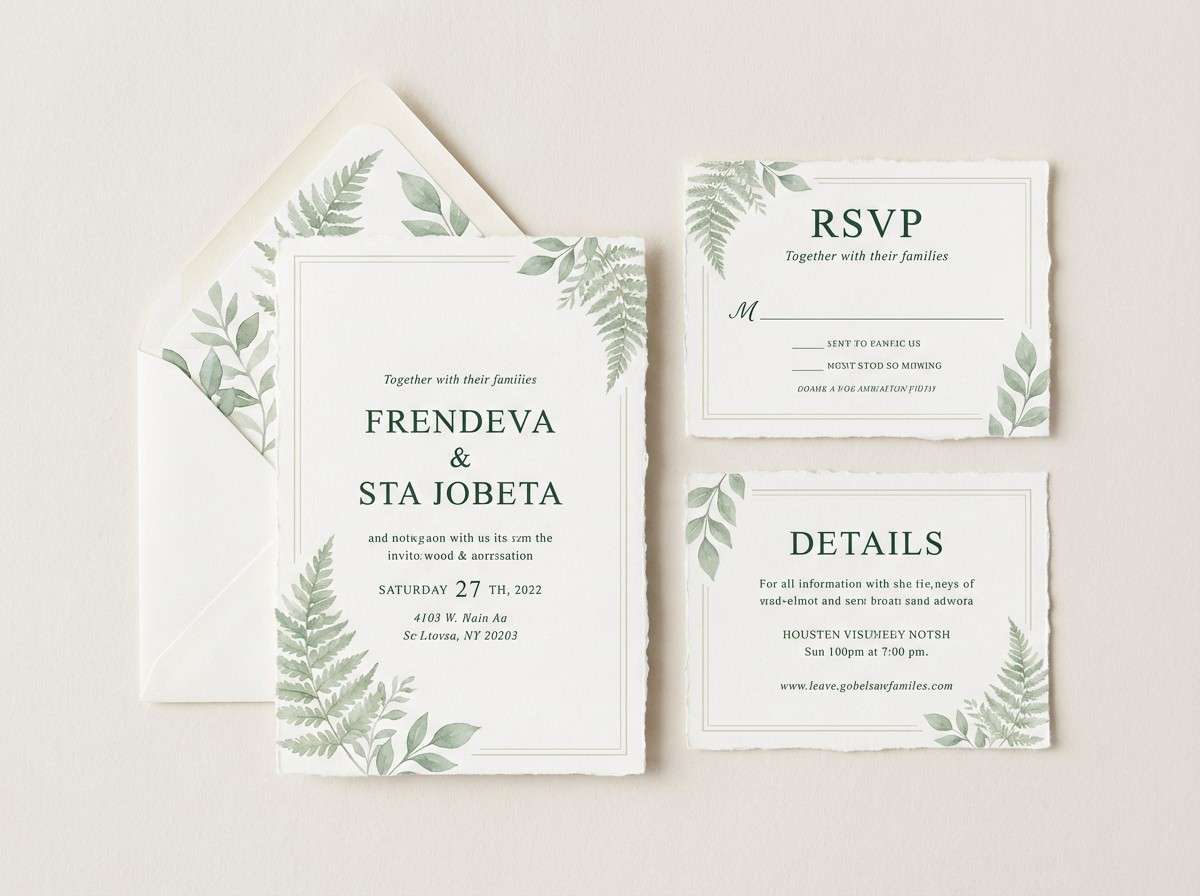 wedding invitation suite