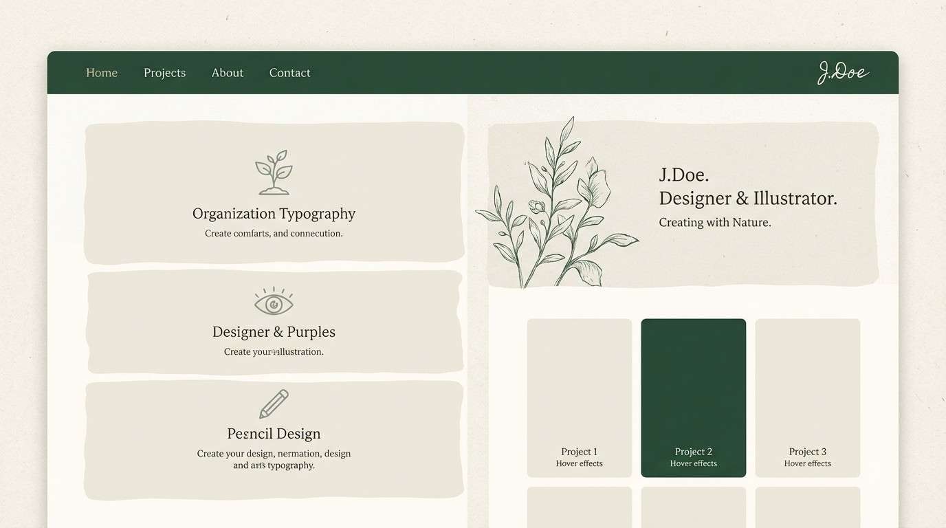 portfolio website theme