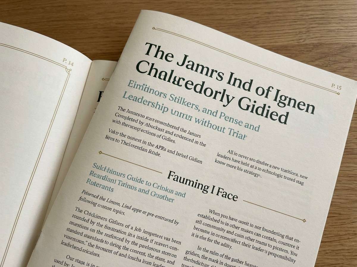 editorial magazine spread