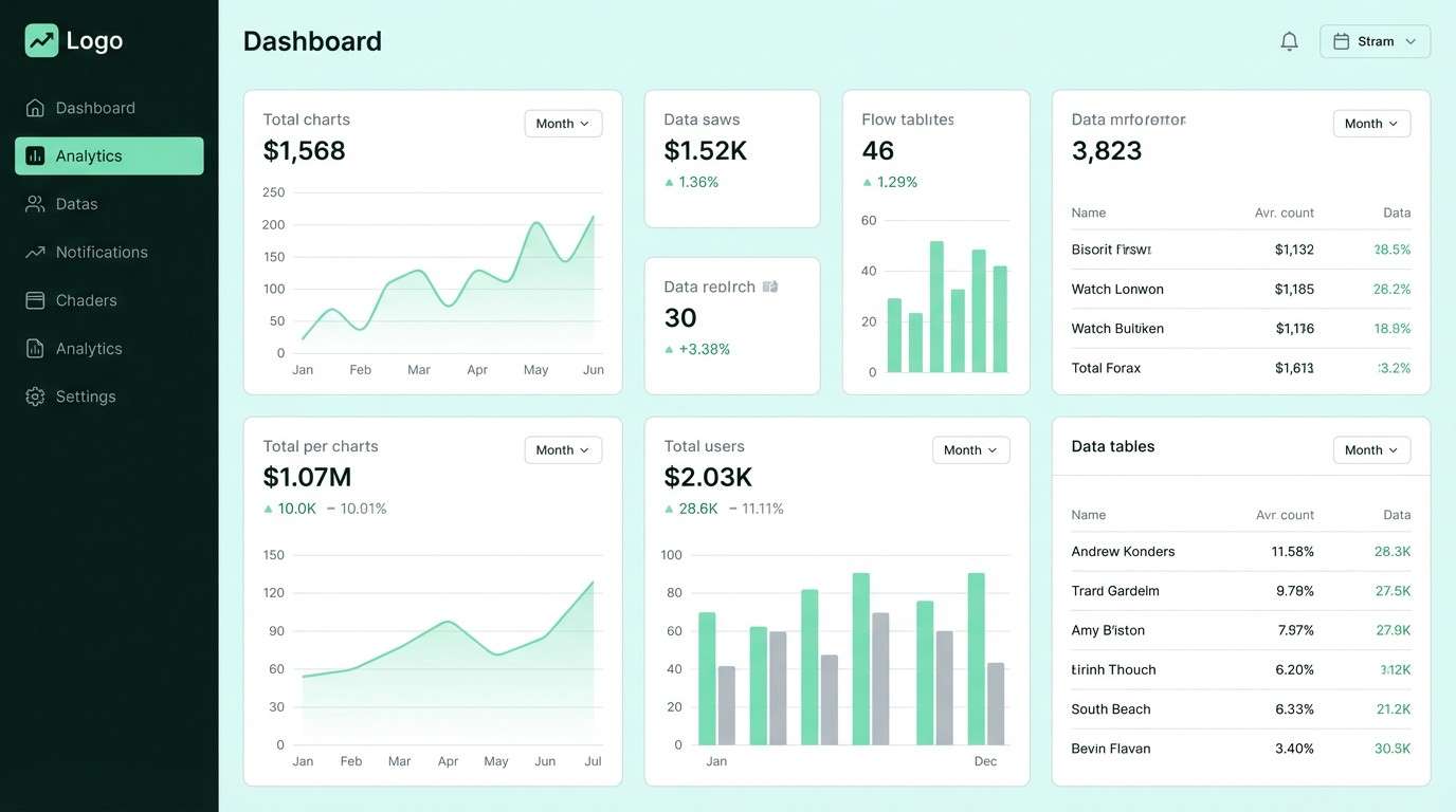 saas dashboard ui