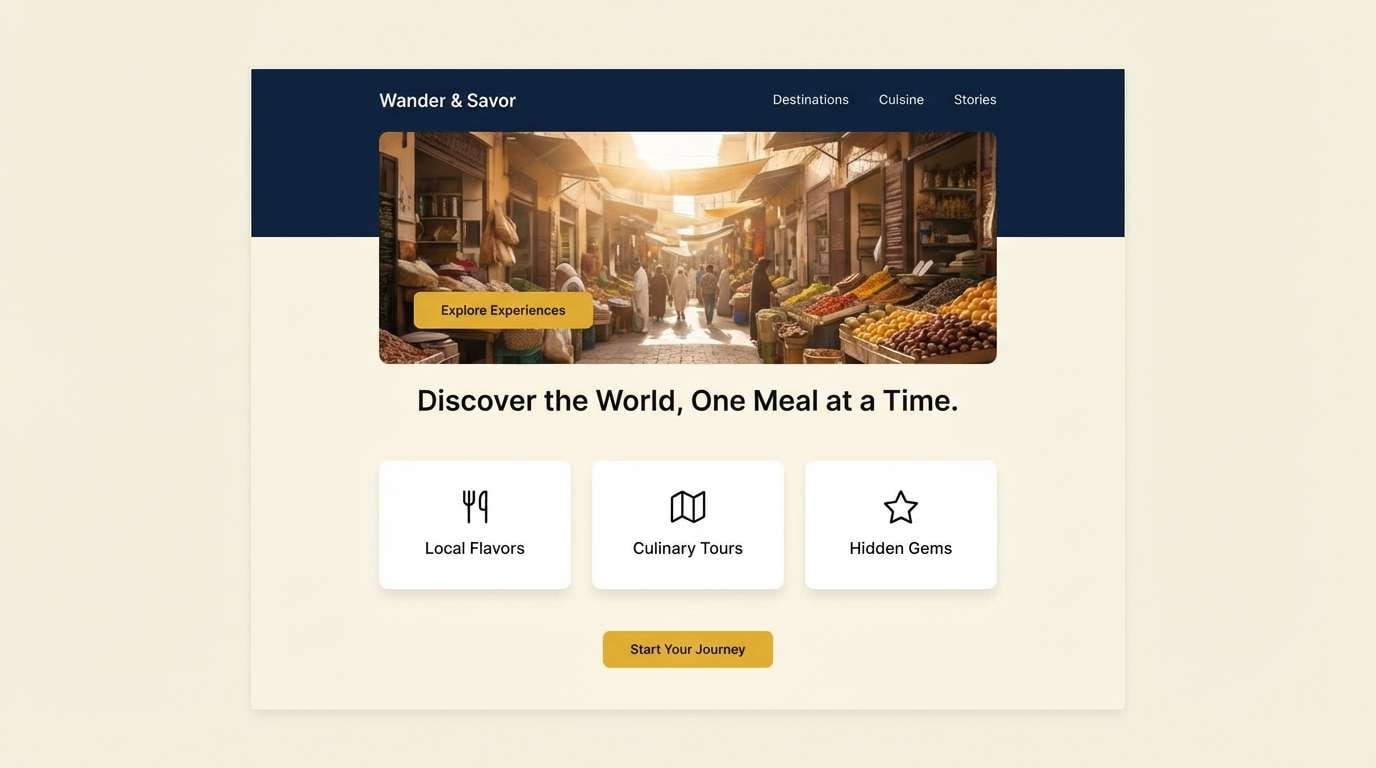 coastal landing page ui