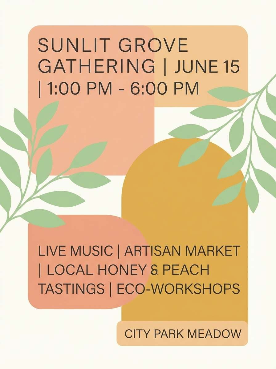 picnic event flyer design