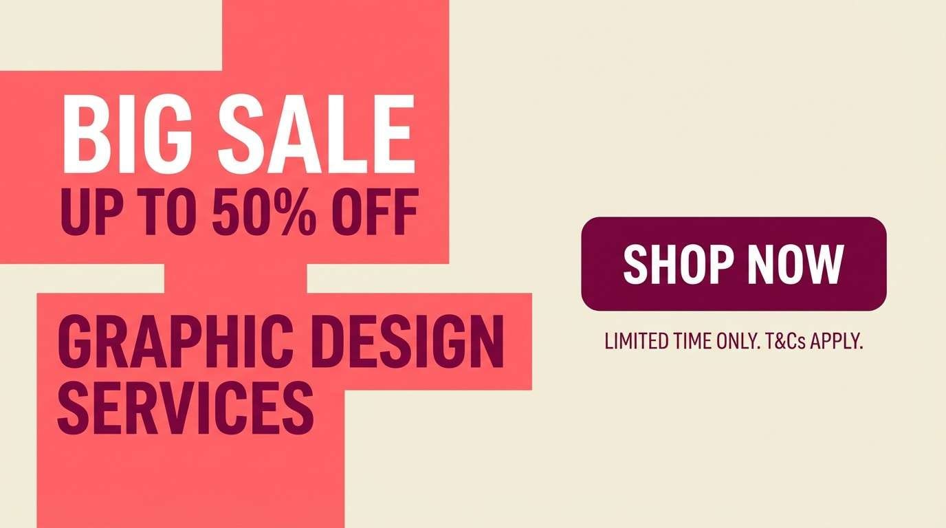 coral pink sale banner