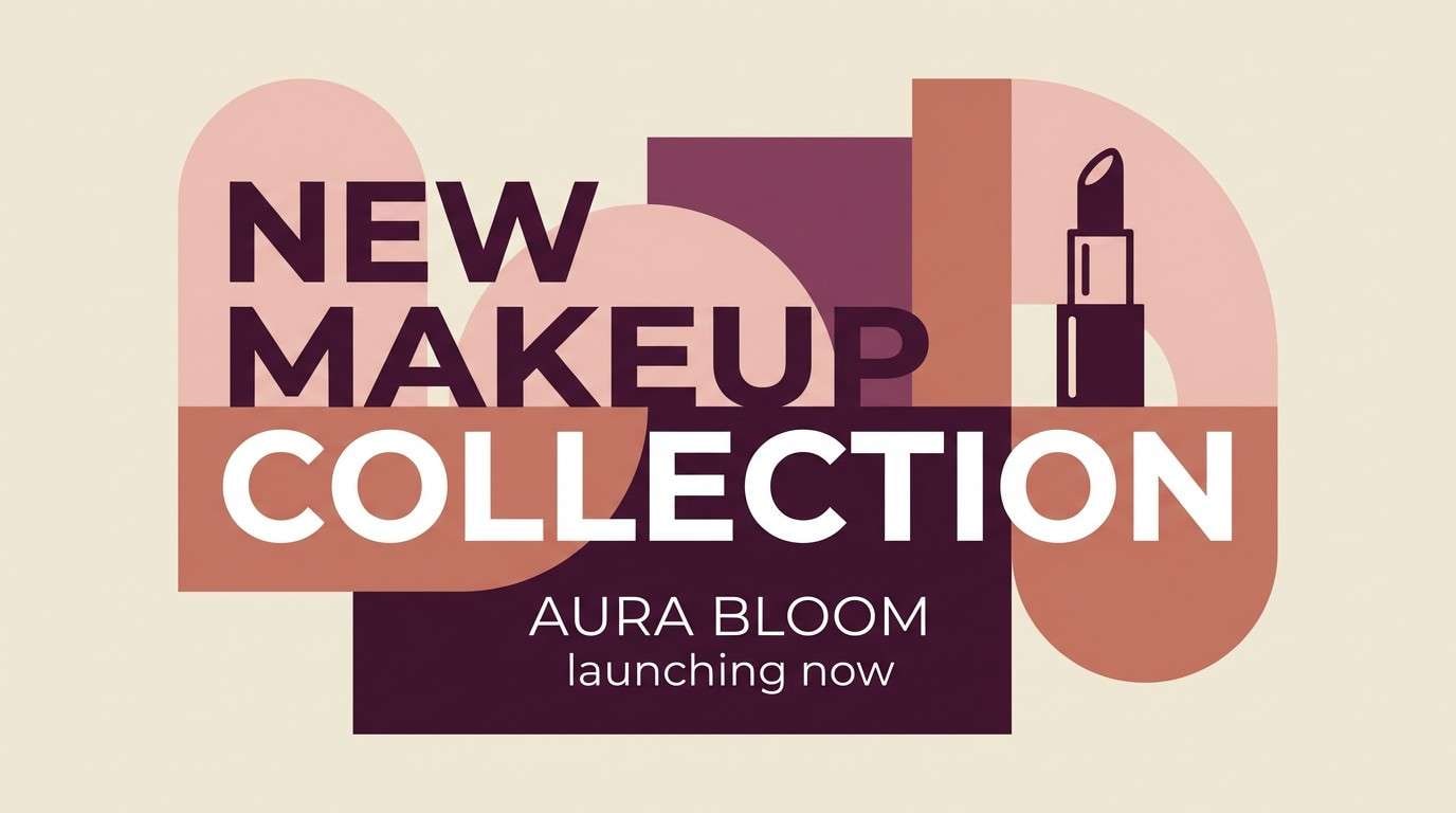 makeup launch promo banner